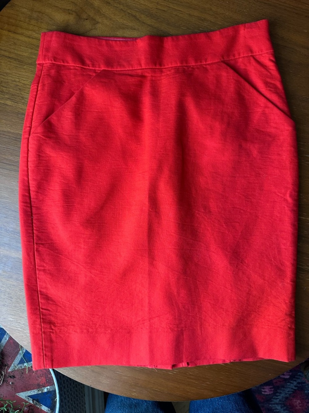 J.Crew The Pencil Skirt Red Size 2
